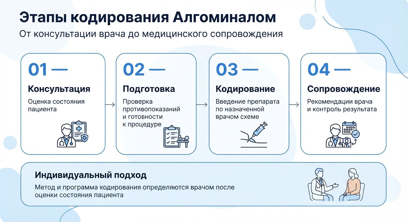 Кодирование препаратом «Алгоминал» в Полярных Зорях инфографика